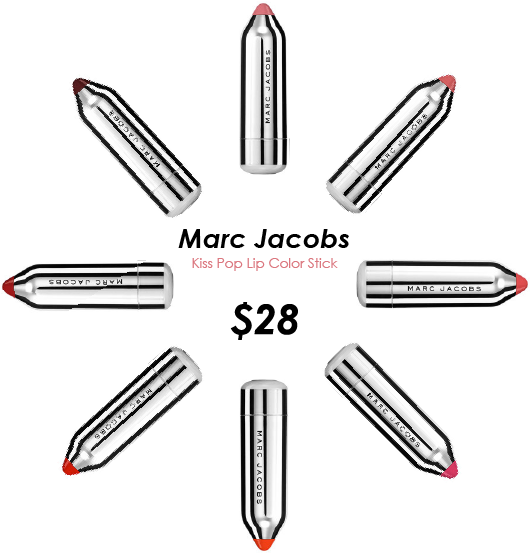 Marc Jacobs Kiss Pop Lip Color Infographic