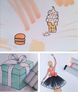 Copic Art using Copic Sketch Markers