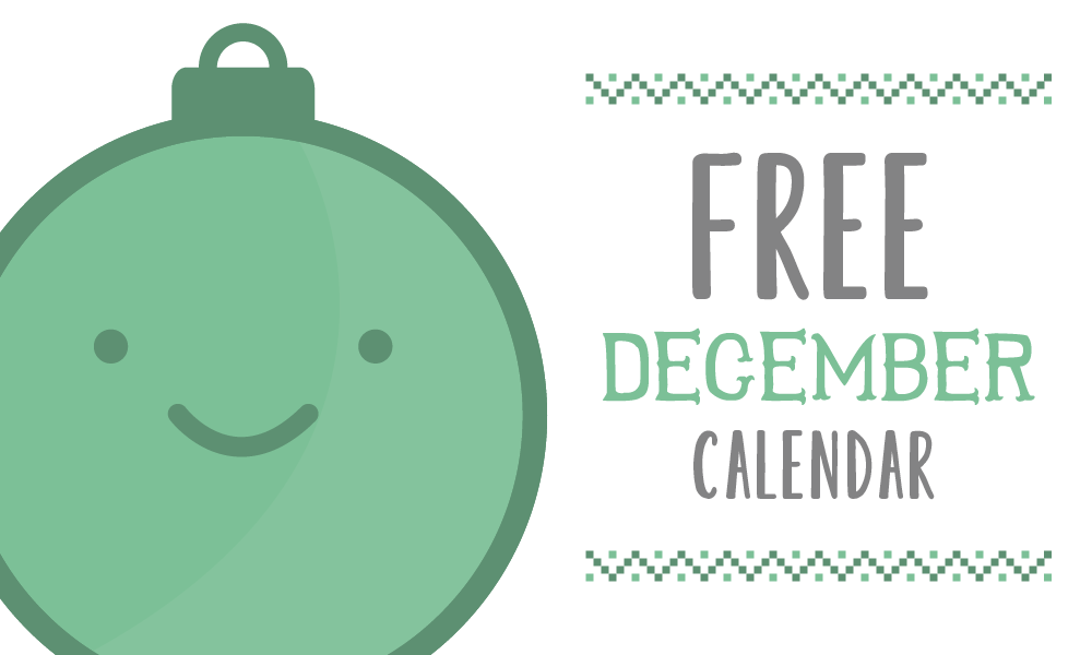 FREEBIE – December 2014 Calendar