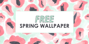 FREE Spring Wallpaper - Pastels & Peonies