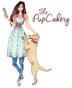 The PupCakery Full Logo - Hand-drawn illustration inked with Copic Markers