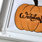 Fall Freebie | Pumpkin Typography Print