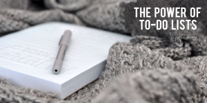The Power of To-Do Lists
