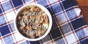 Easiest Apple Crisp Ever Recipe