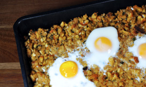 Easy Black Friday Breakfast using Thanksgiving Leftovers